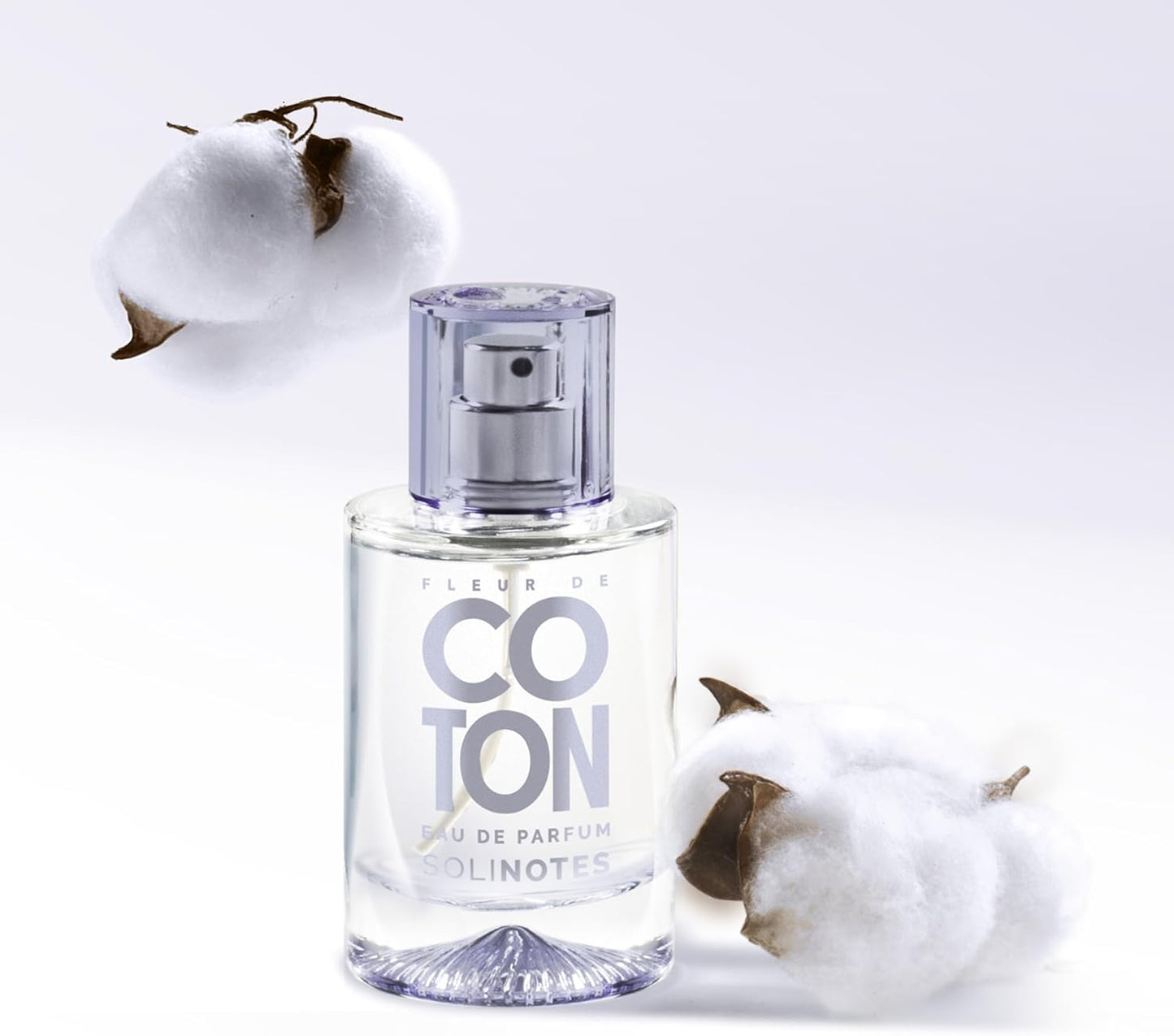 Parfum Femme SOLINOTES Coton - Eau De Parfum | Fragrance Florale et Apaisante - Cadeau Parfait pour Elle - 50 ml