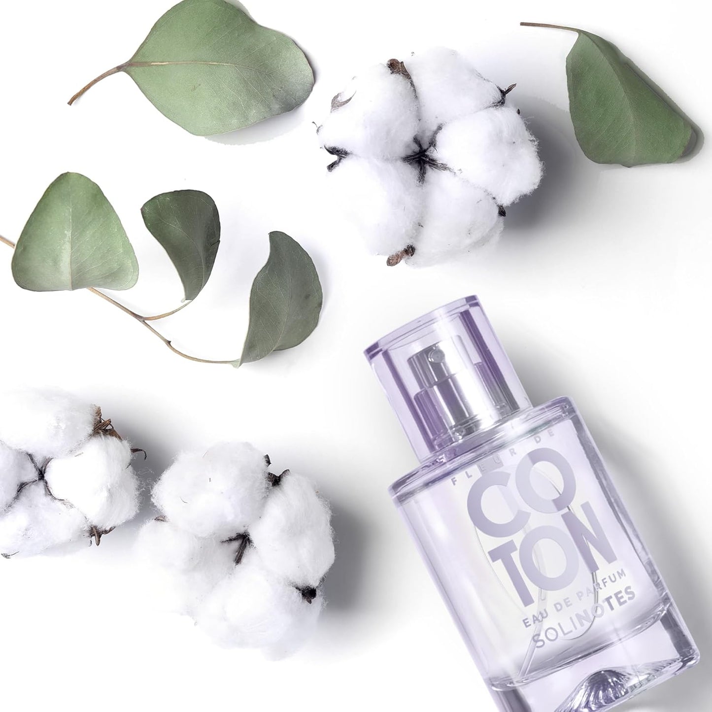 Parfum Femme SOLINOTES Coton - Eau De Parfum | Fragrance Florale et Apaisante - Cadeau Parfait pour Elle - 50 ml