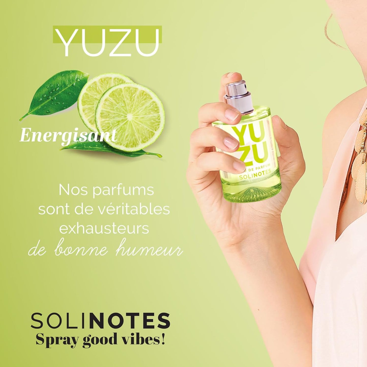 Parfum Femme SOLINOTES Yuzu - Eau De Parfum | Fragrance Florale et Apaisante - Cadeau Parfait pour Elle - 50 ml