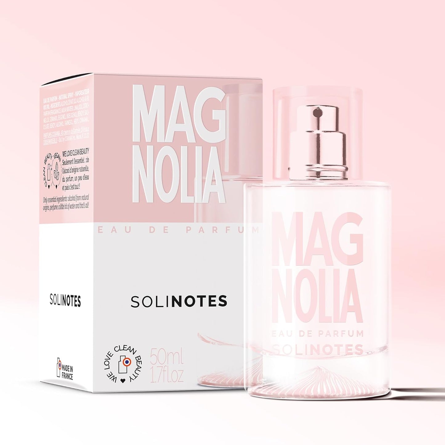 Parfum Femme SOLINOTES Magnolia - Eau De Parfum | Fragrance Florale et Apaisante - Cadeau Parfait pour Elle - 50 ml