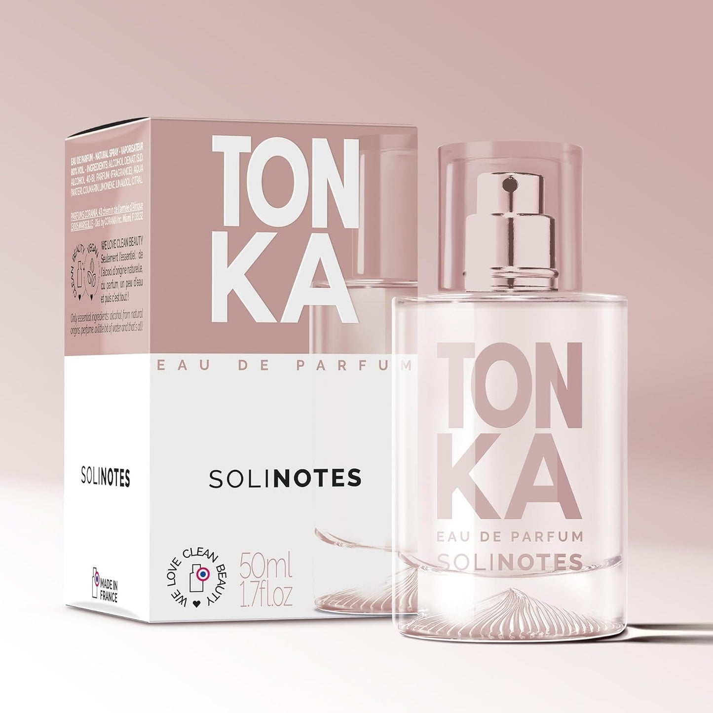Parfum Femme SOLINOTES Tonka - Eau De Parfum | Fragrance Florale et Apaisante - Cadeau Parfait pour Elle - 50 ml