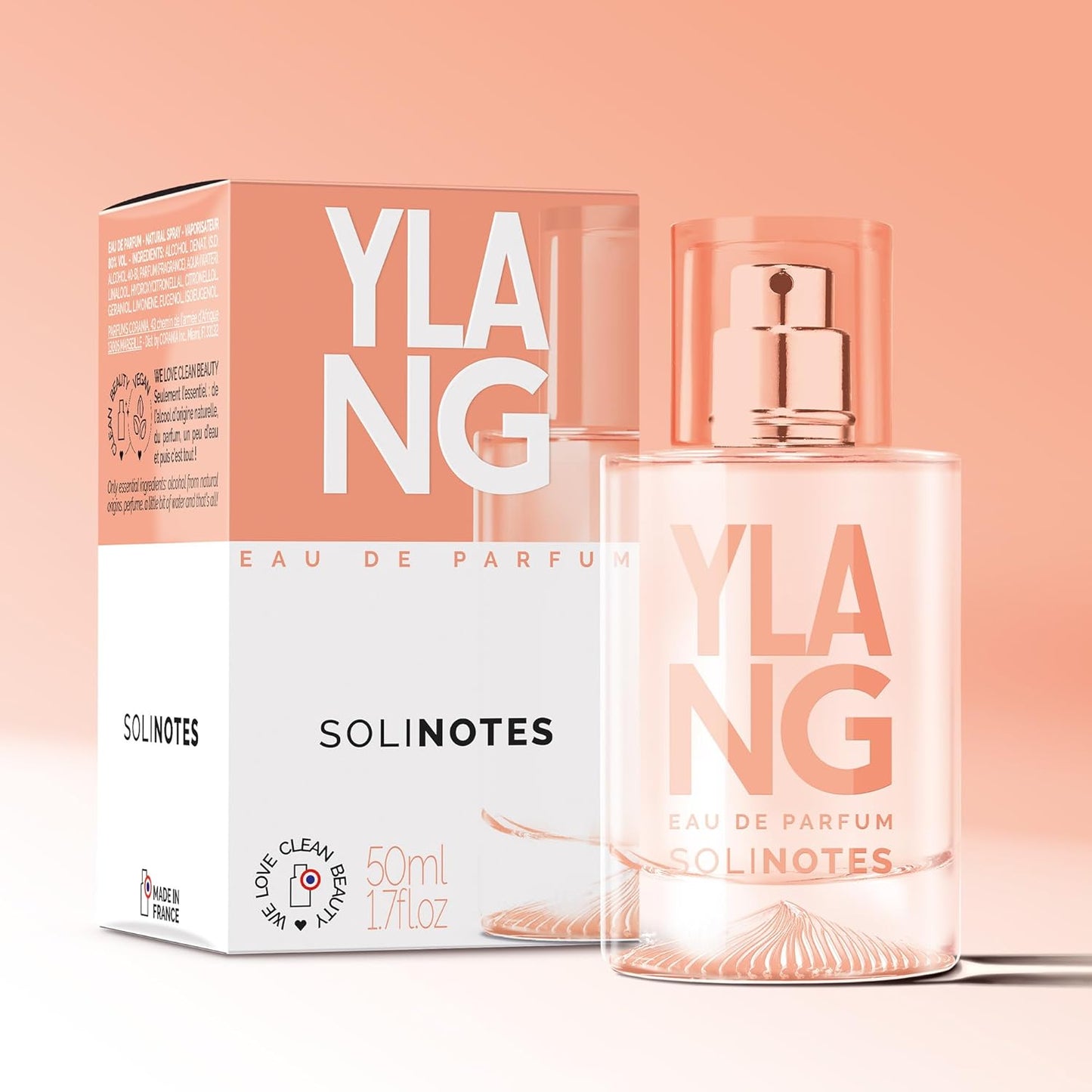 Parfum Femme SOLINOTES Ylang - Eau De Parfum | Fragrance Florale et Apaisante - Cadeau Parfait pour Elle - 50 ml