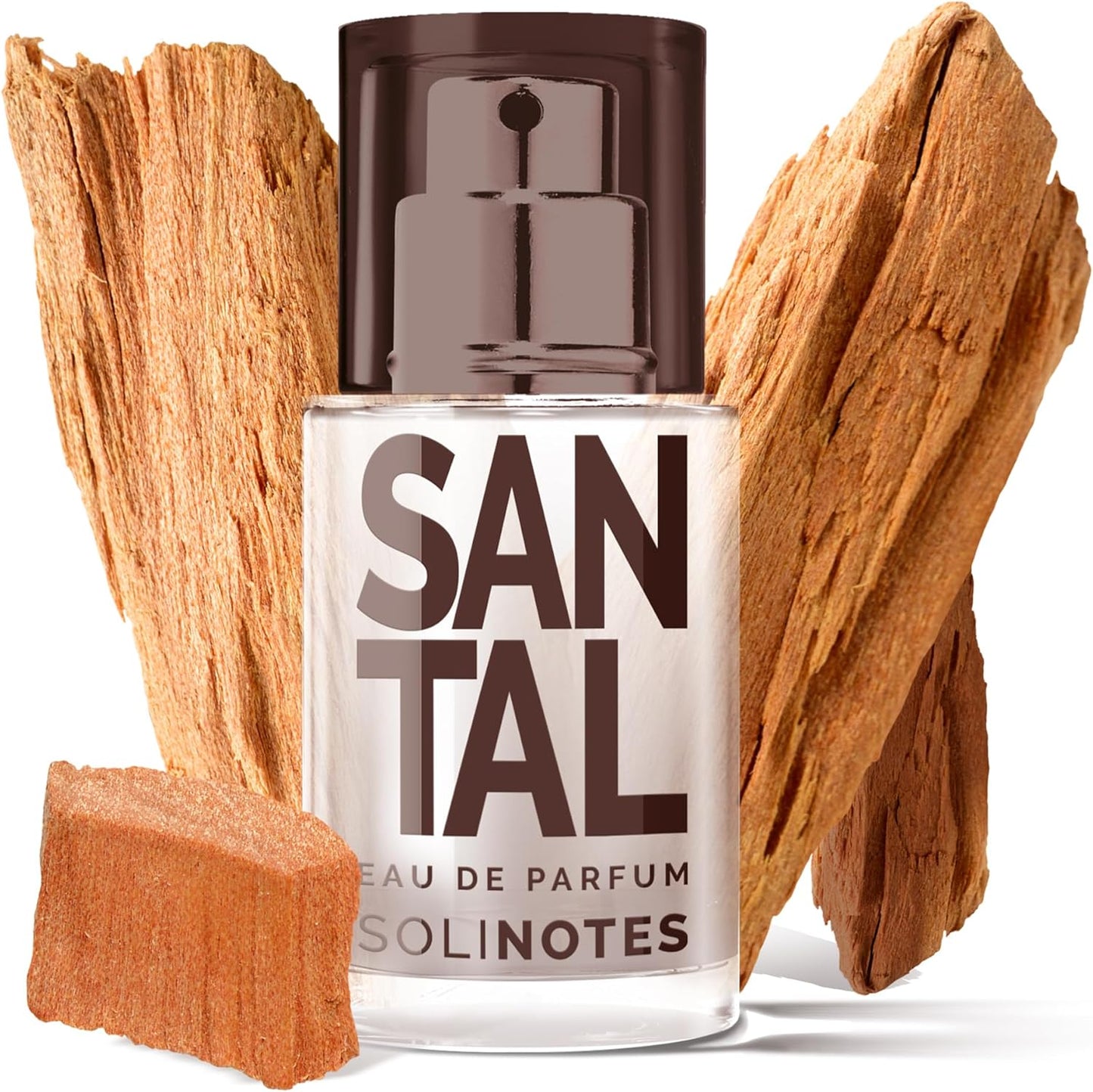 Parfum Femme SOLINOTES Santal - Eau De Parfum | Fragrance Florale et Apaisante - Cadeau Parfait pour Elle - 15 ml