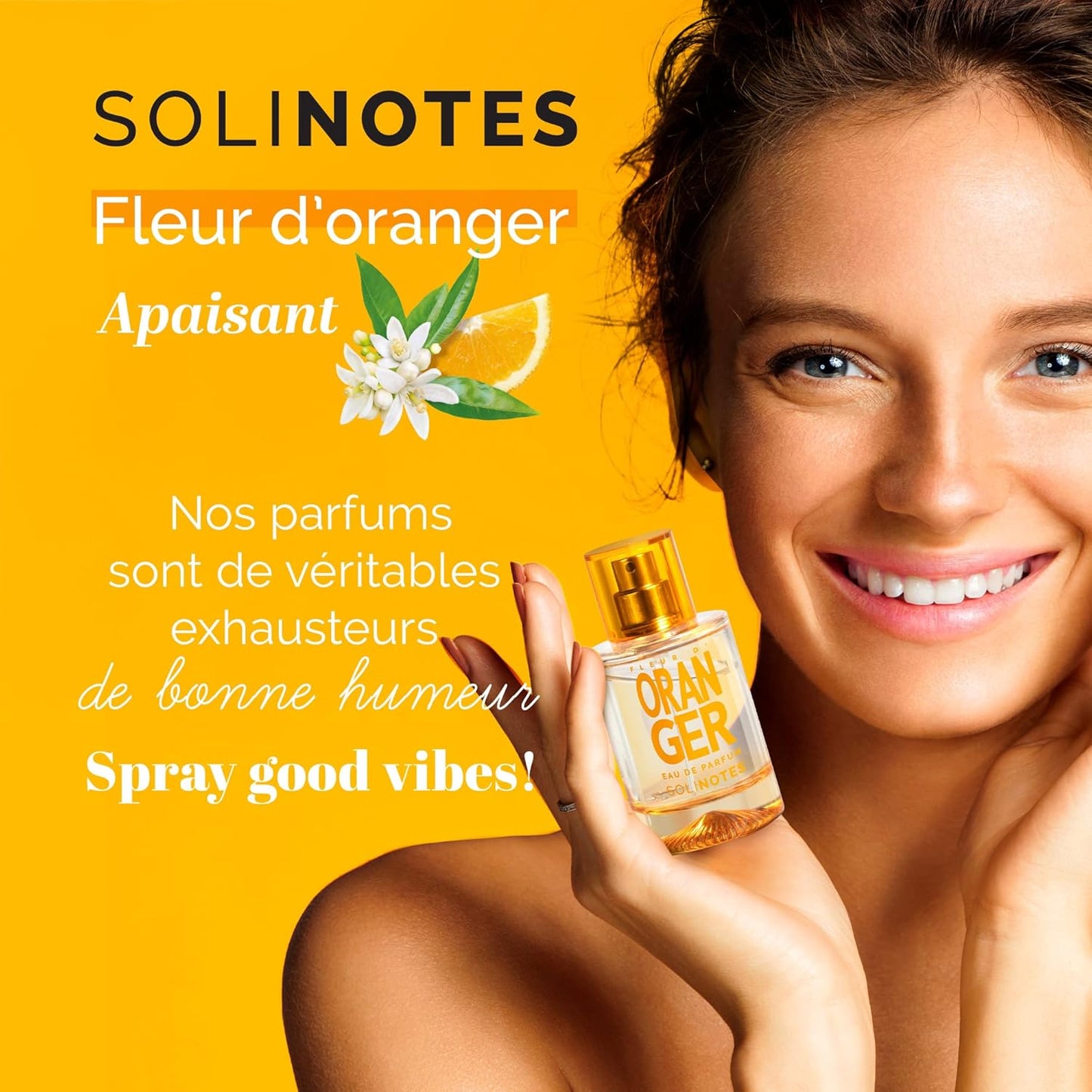 Parfum Femme SOLINOTES Fleur d'Oranger - Eau De Parfum | Fragrance Florale et Apaisante - Cadeau Parfait pour Elle - 50 ml