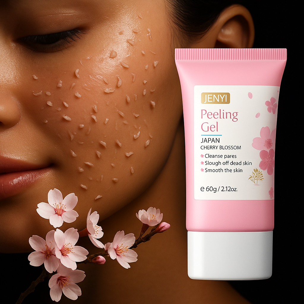 Sakura Face Deep Cleaning Exfoliating Gel Skin Care Whitening Moisturizer Repair Facial Scrub Skin Care 60g