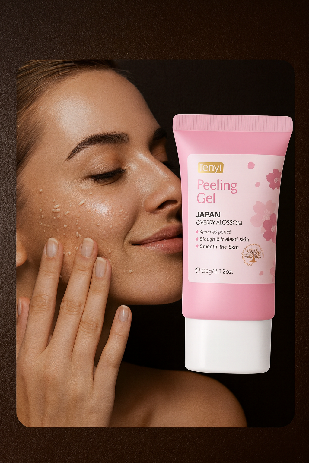 Sakura Face Deep Cleaning Exfoliating Gel Skin Care Whitening Moisturizer Repair Facial Scrub Skin Care 60g