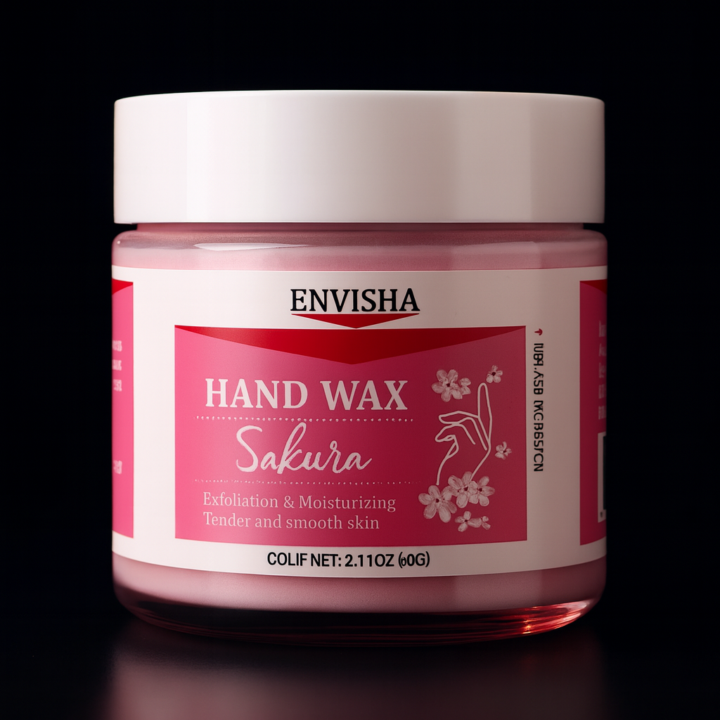 Masque Mains Réparateur ENVISHA – Miel & Fleur de Sakura (60 g)