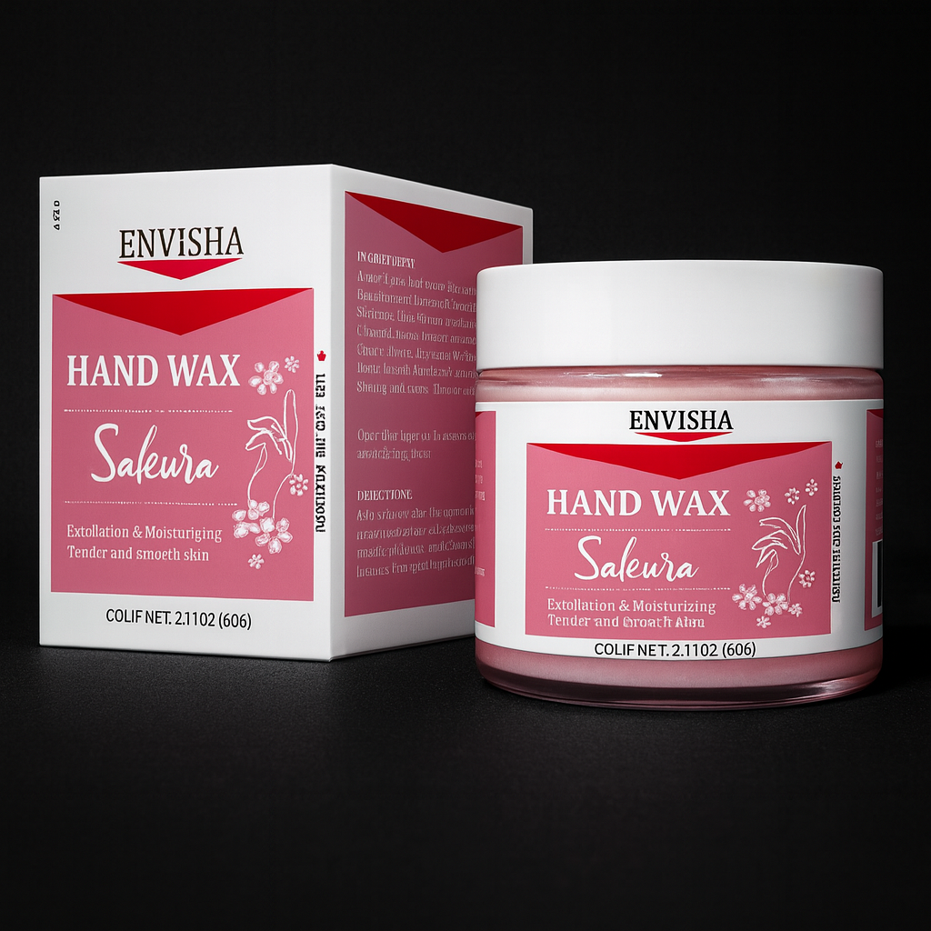 Masque Mains Réparateur ENVISHA – Miel & Fleur de Sakura (60 g)