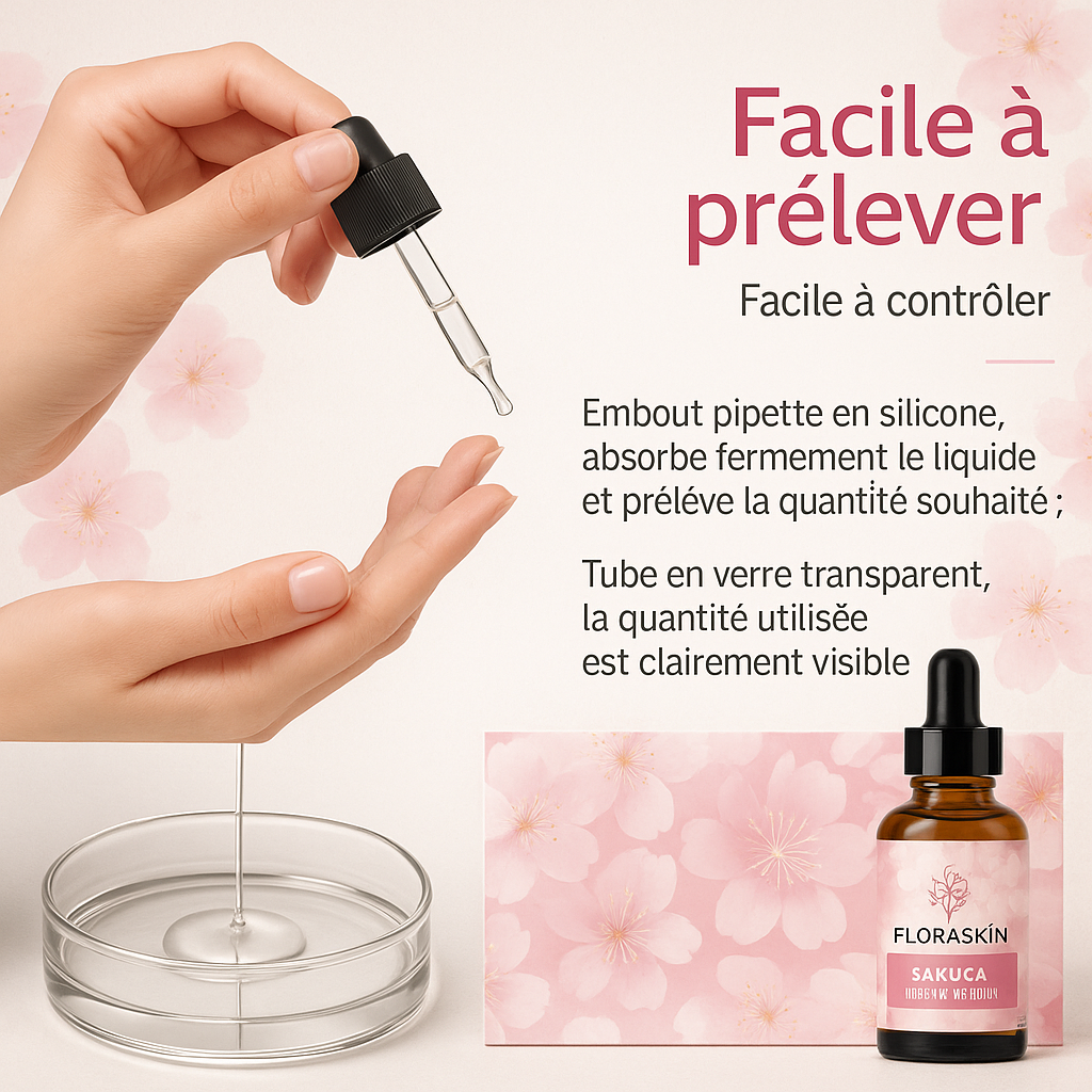 Huile Visage Parfumée NIVAVIN longue durée – Extrait de Sakura (30/60 ml)