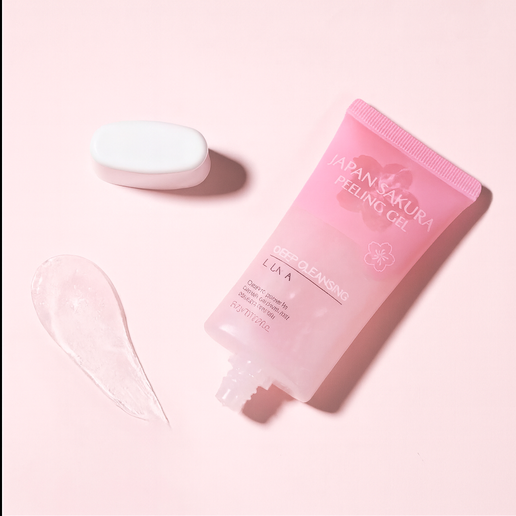 Sakura Exfoliating Gel 60g – Nettoyant Visage Doux aux Extraits Naturels de Fleurs