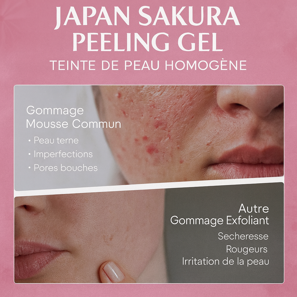 Sakura Exfoliating Gel 60g – Nettoyant Visage Doux aux Extraits Naturels de Fleurs