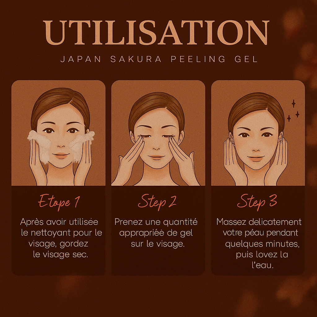 Sakura Exfoliating Gel 60g – Nettoyant Visage Doux aux Extraits Naturels de Fleurs