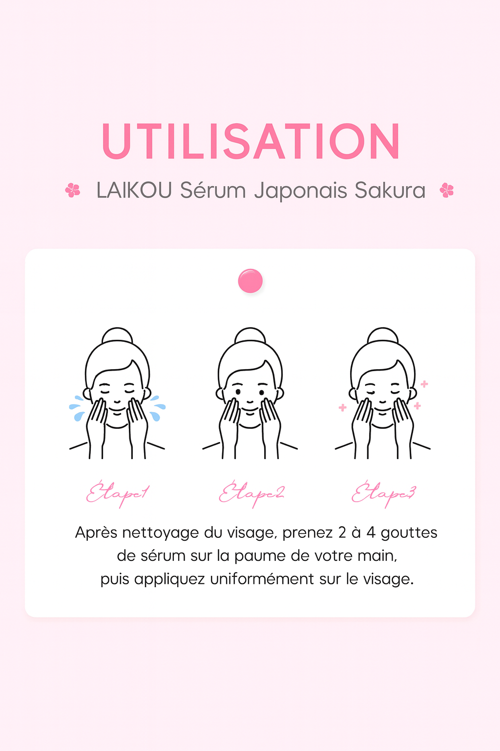 Lot 30 pcs Sakura Serum Japonais – Hydratant, Réparateur & Anti-Âge