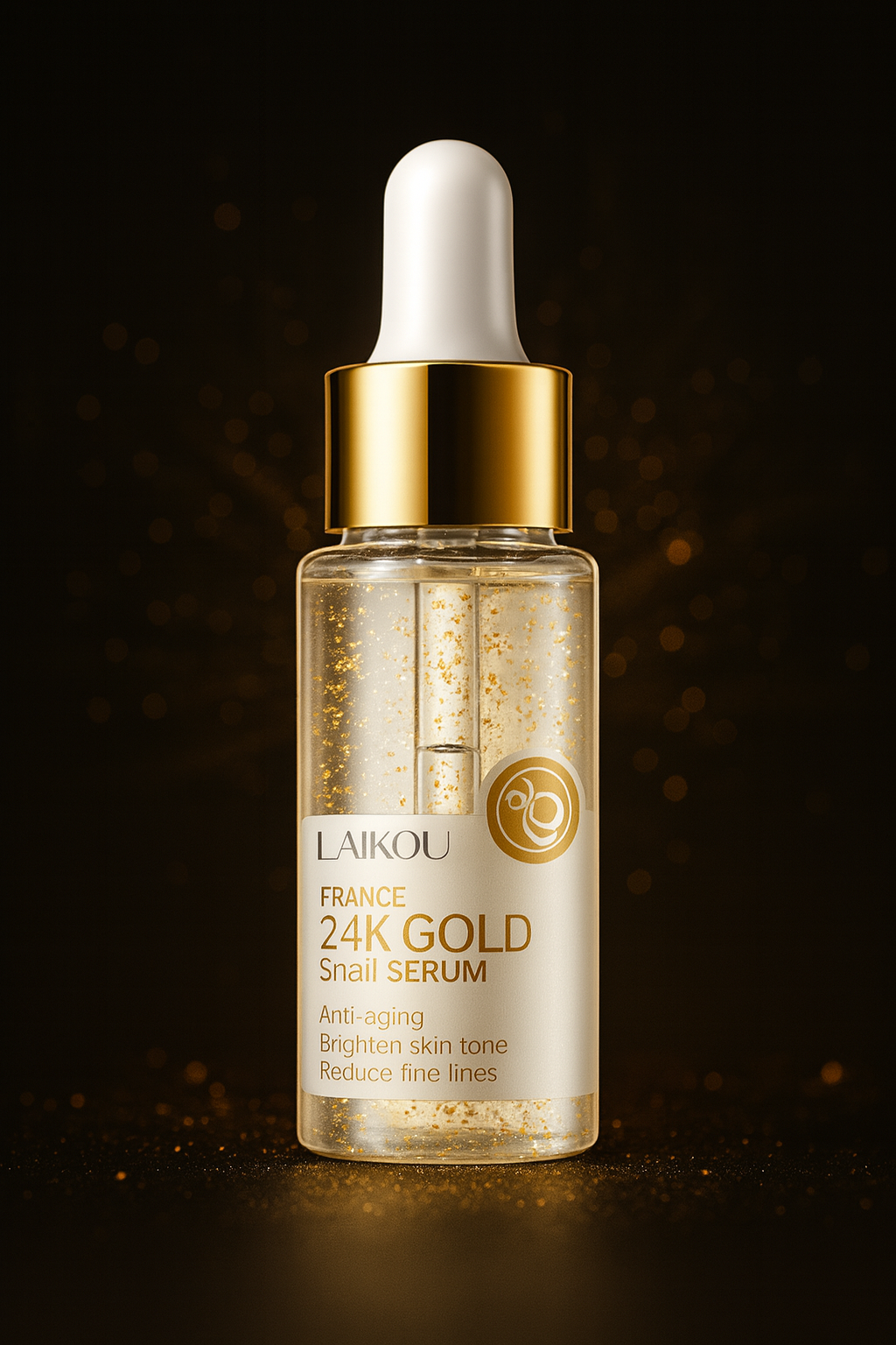 Sérum Visage LAIKOU – Essence de Sakura du Japon & Or 24K