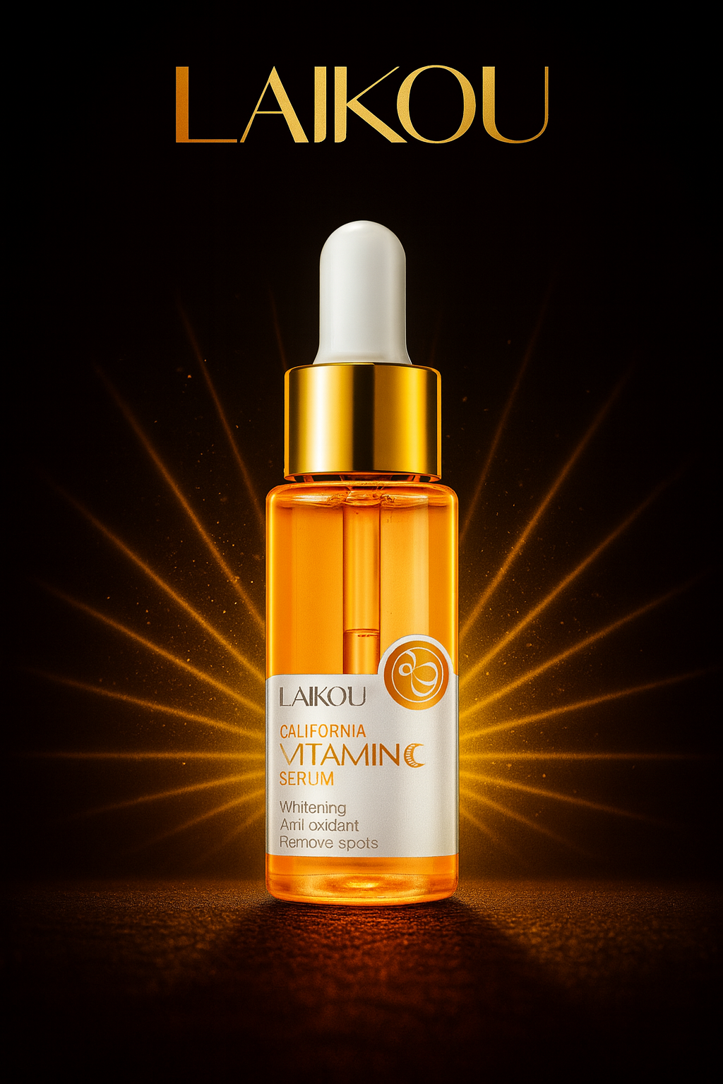 Sérum Visage LAIKOU – Essence de Sakura du Japon & Or 24K