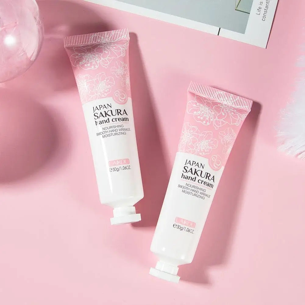 Crème Mains Réparatrice au Collagène & Sakura – Soin Profond