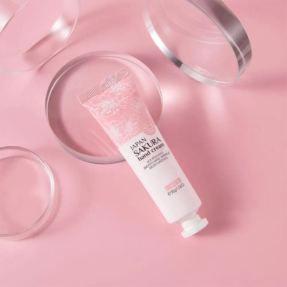 Crème Mains Réparatrice au Collagène & Sakura – Soin Profond