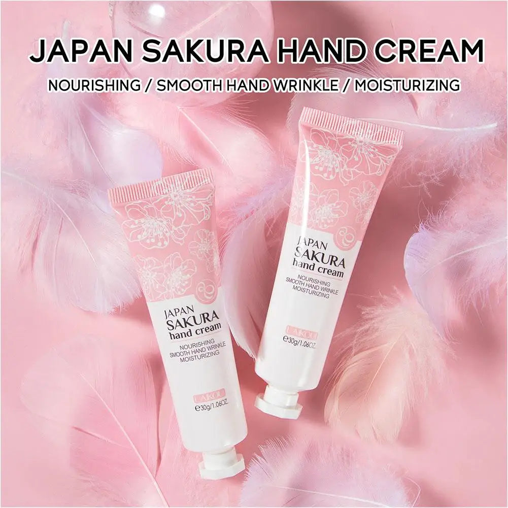 Crème Mains Réparatrice au Collagène & Sakura – Soin Profond