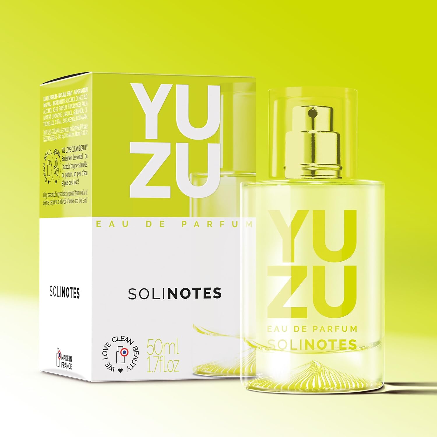 Parfum Femme SOLINOTES Yuzu - Eau De Parfum | Fragrance Florale et Apaisante - Cadeau Parfait pour Elle - 50 ml