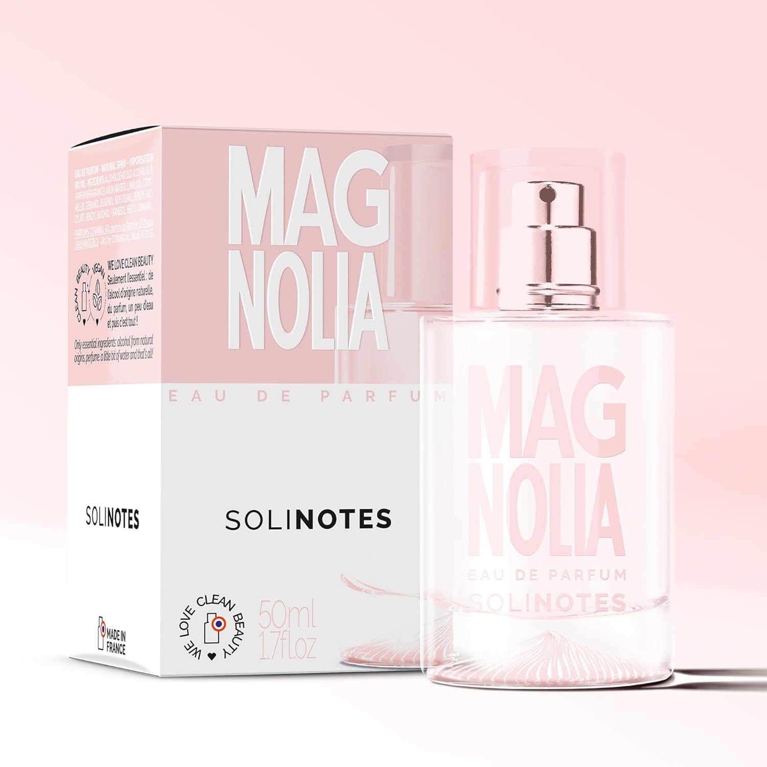 Parfum Femme SOLINOTES Magnolia - Eau De Parfum | Fragrance Florale et Apaisante - Cadeau Parfait pour Elle - 50 ml