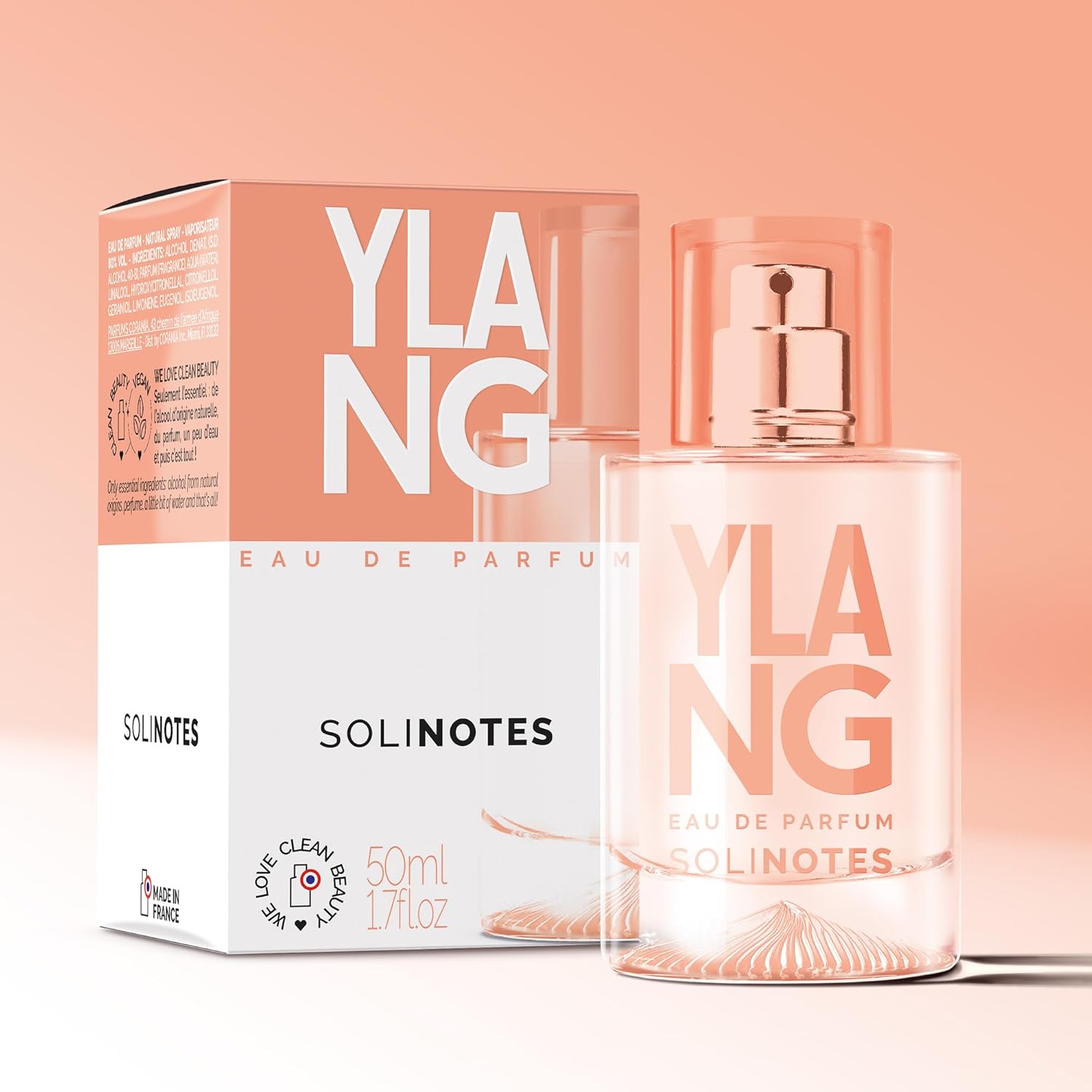 Parfum Femme SOLINOTES Ylang - Eau De Parfum | Fragrance Florale et Apaisante - Cadeau Parfait pour Elle - 50 ml