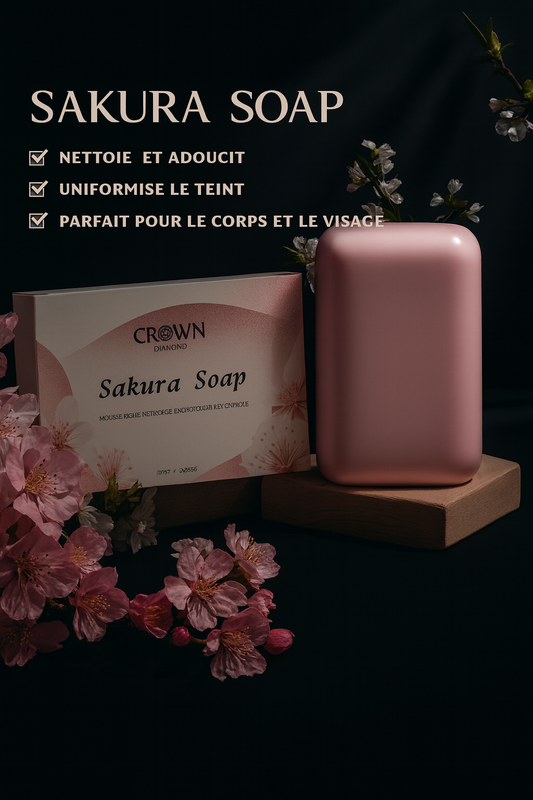 Savon pour le corps Sakura Japonais – Soin Naturel pour Peau Douce et Lumineuse
